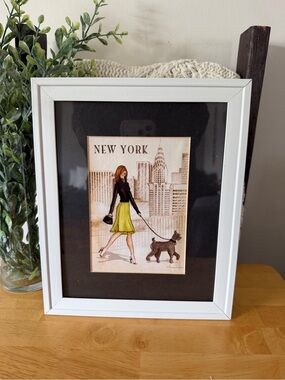 Framed New York Fashion Print